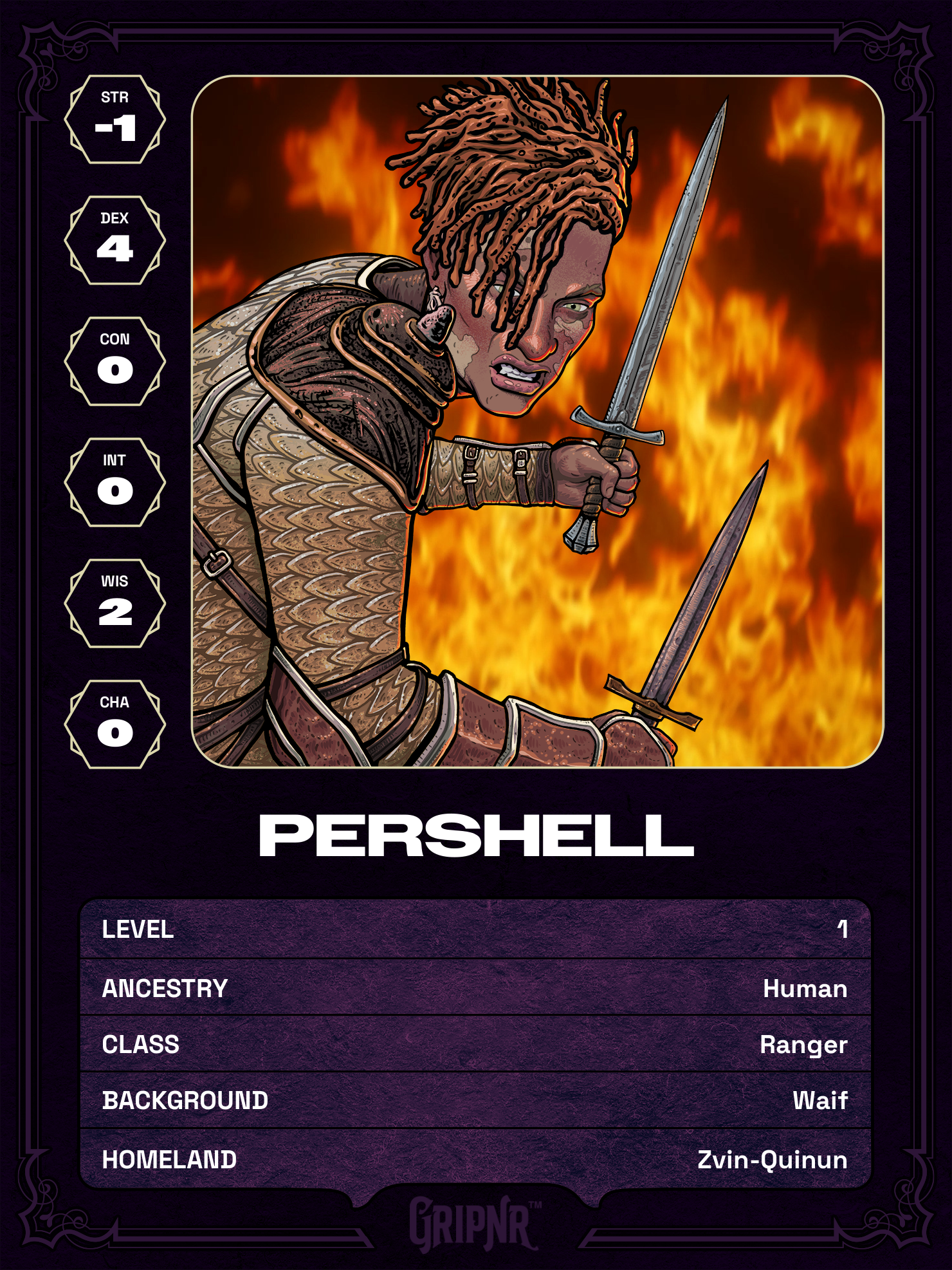 Hero card