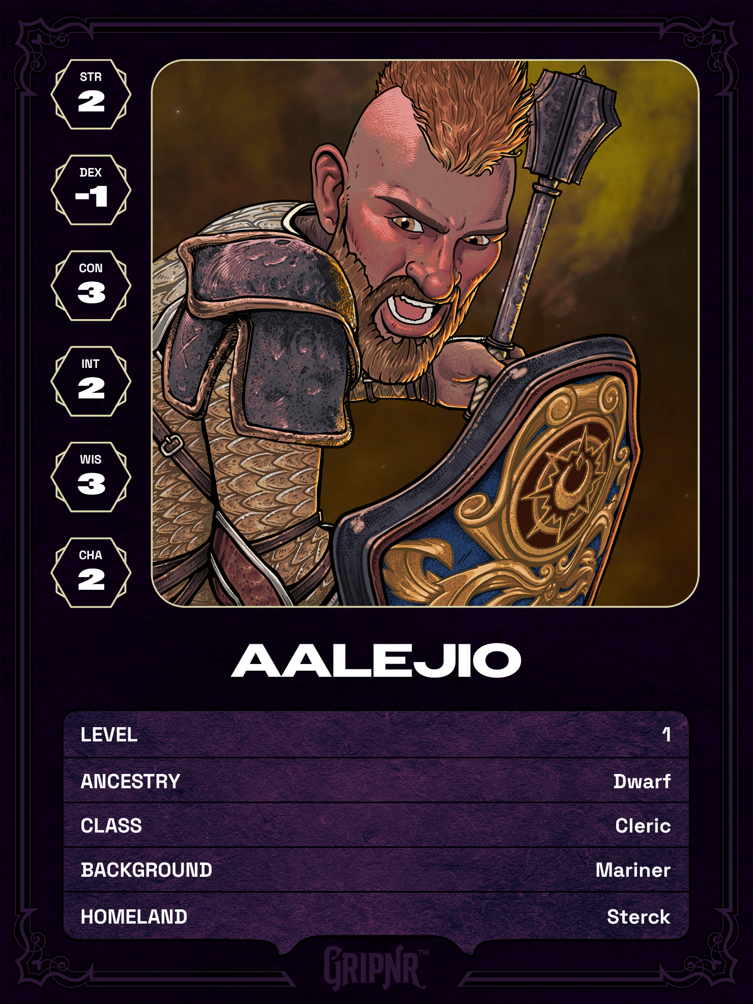 Hero card