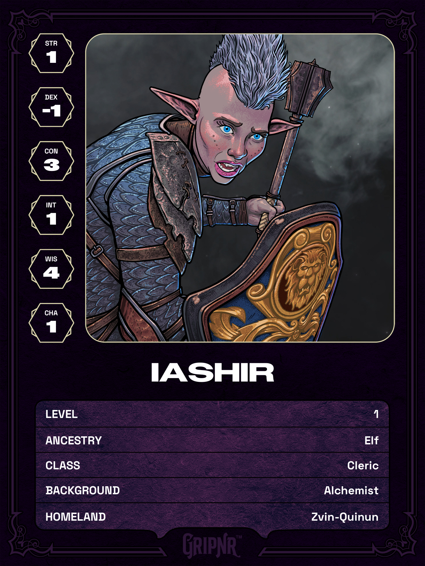 Hero card
