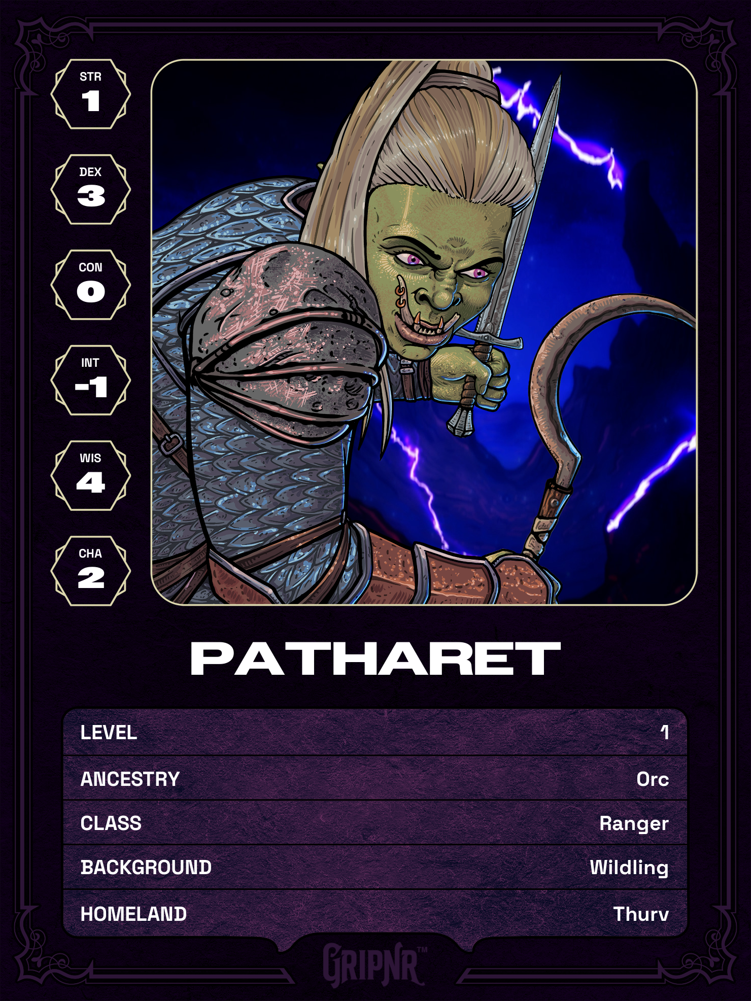 Hero card