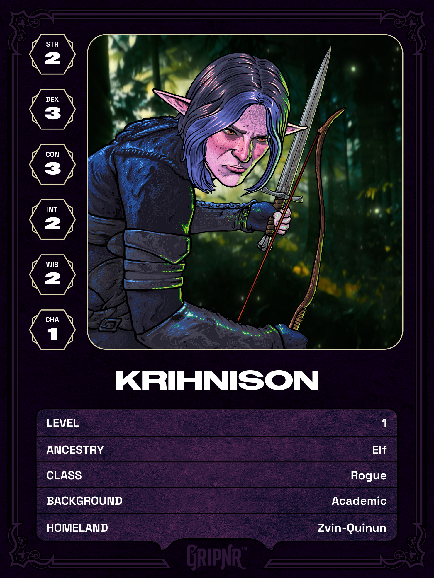 Hero card