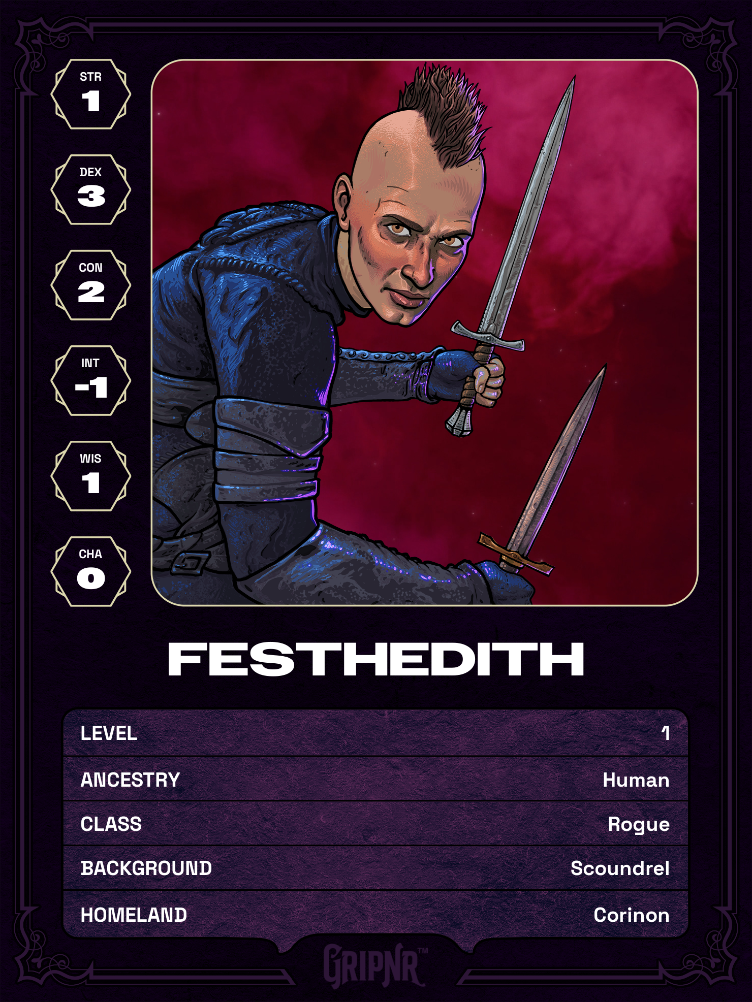 Hero card