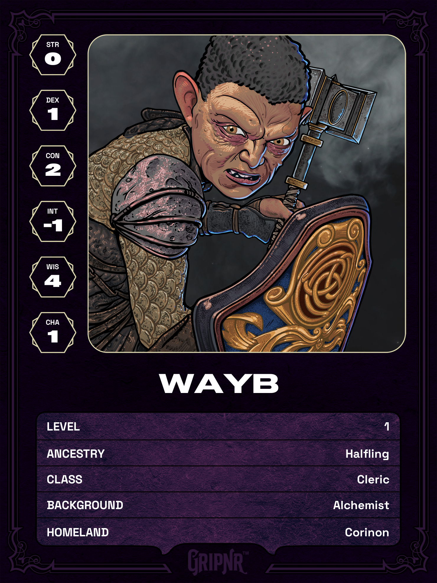 Hero card