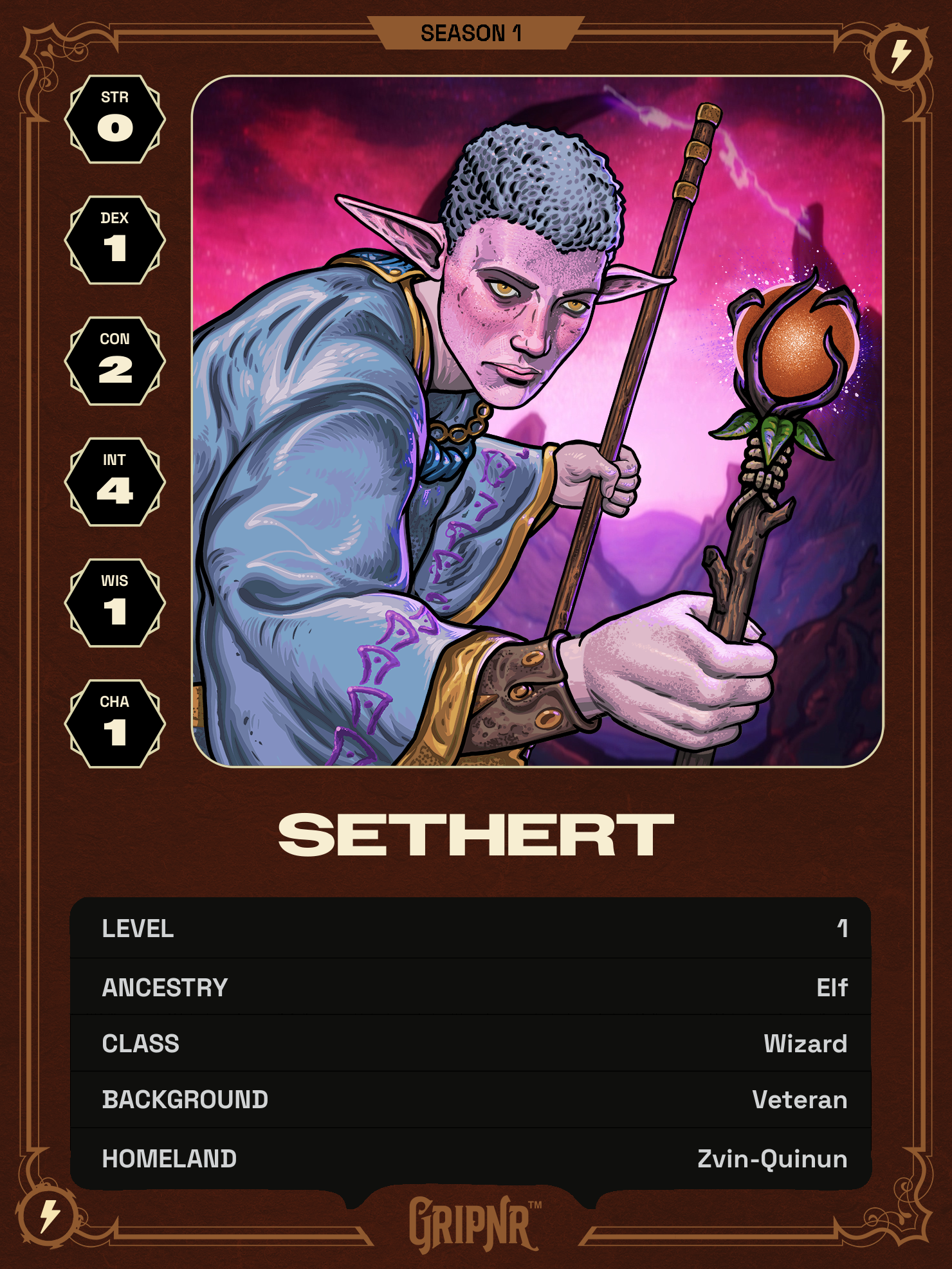 Hero card