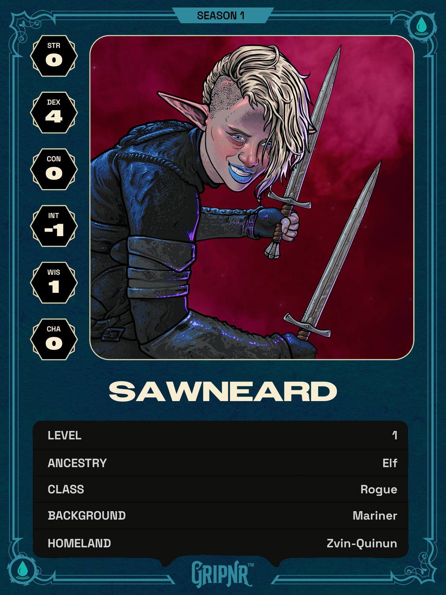 Hero card