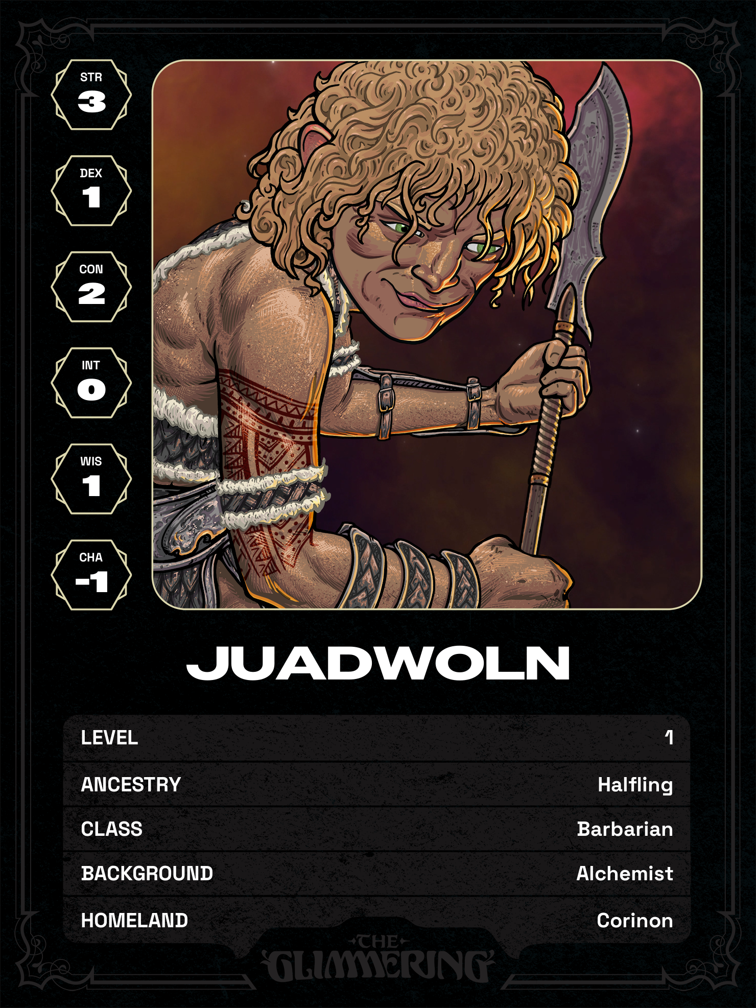 Hero card