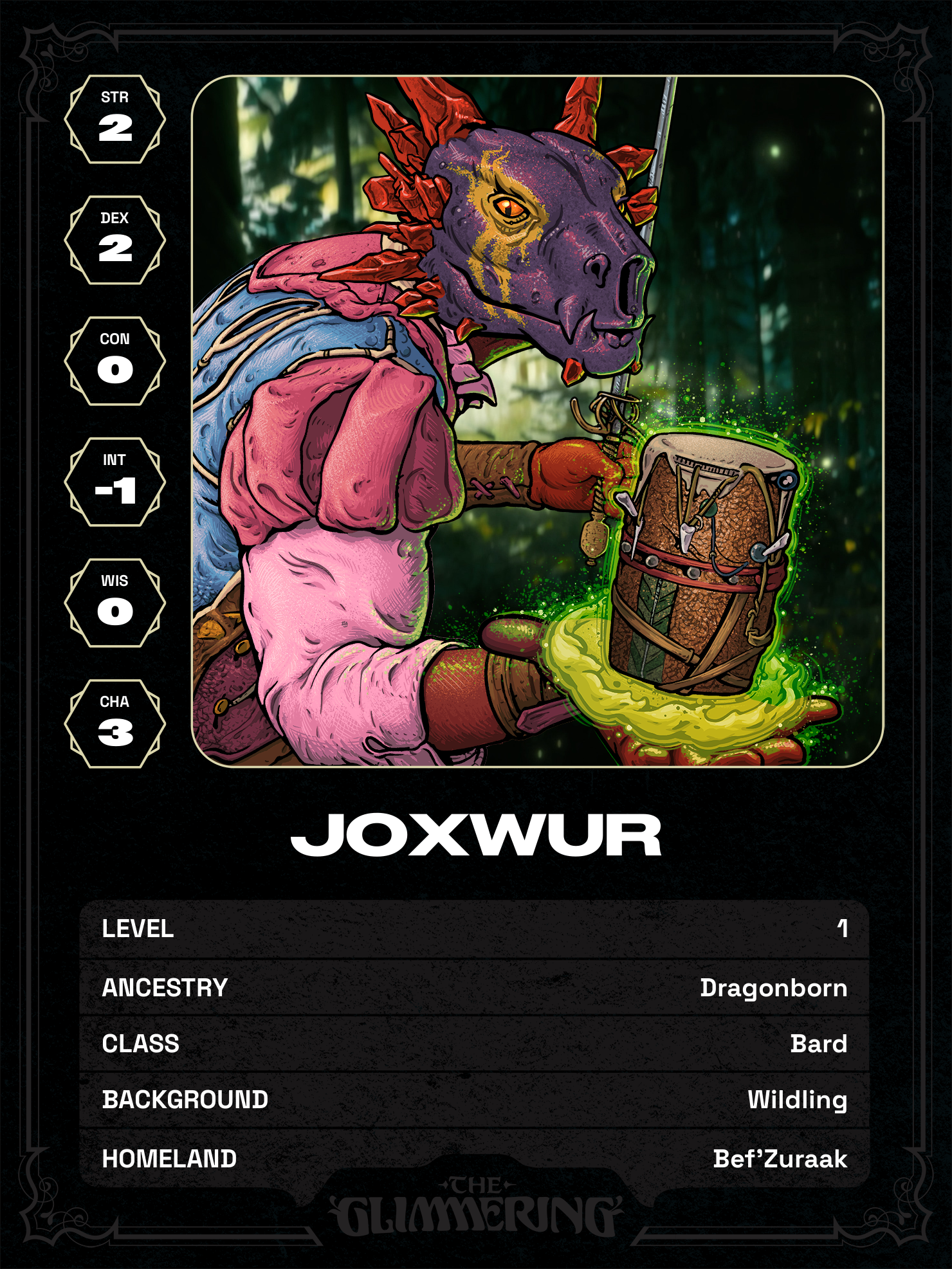 Hero card