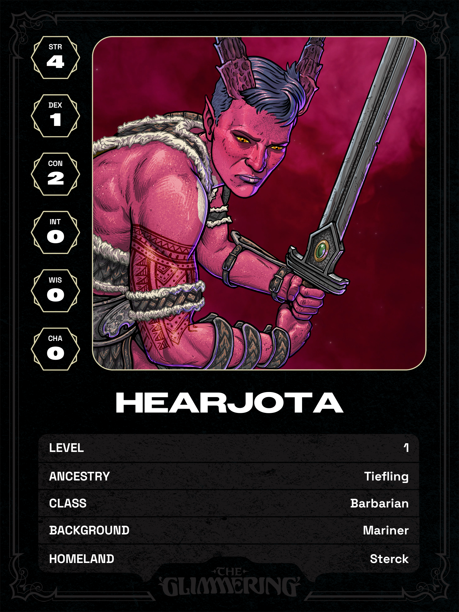 Hero card