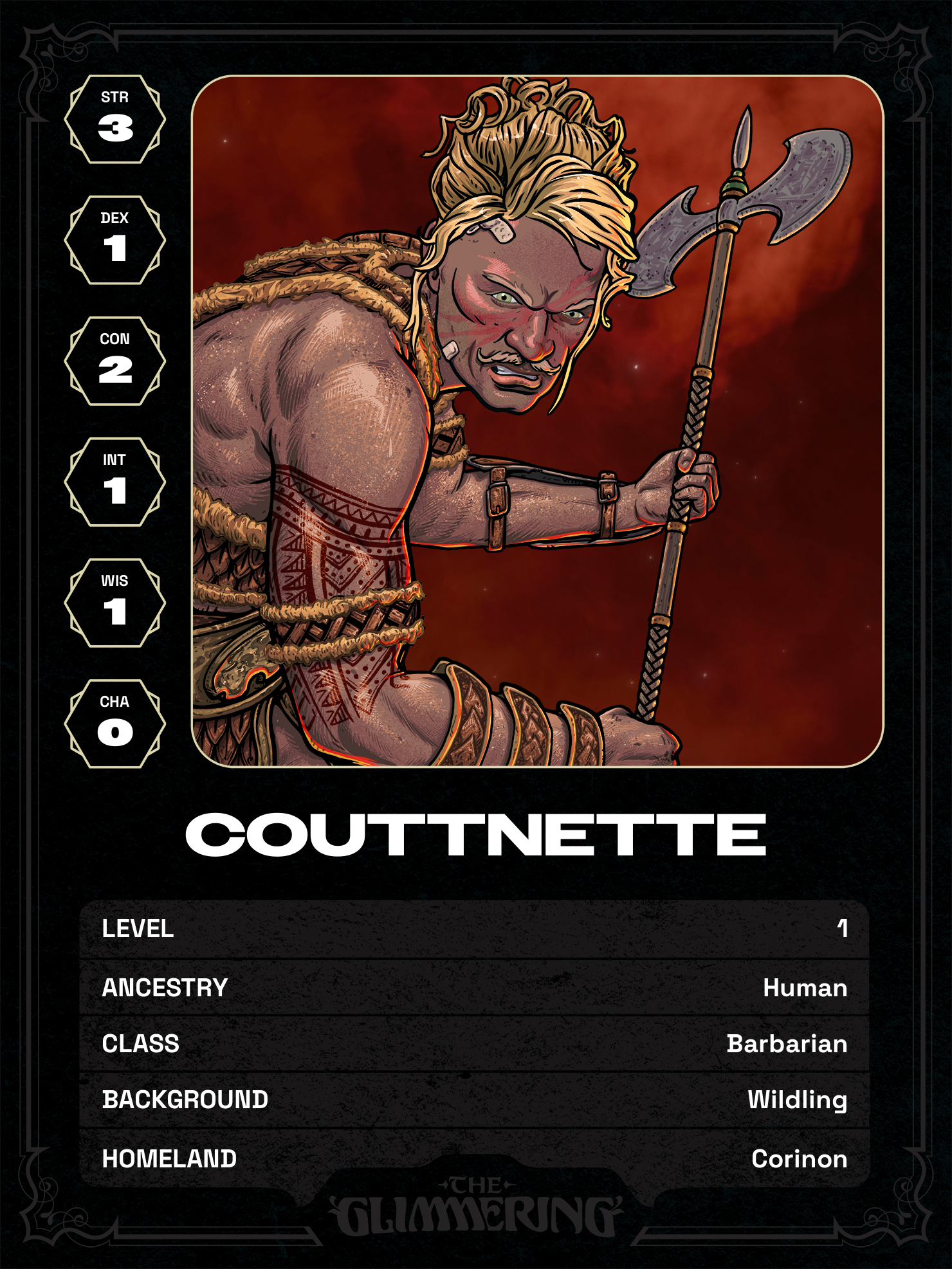 Hero card