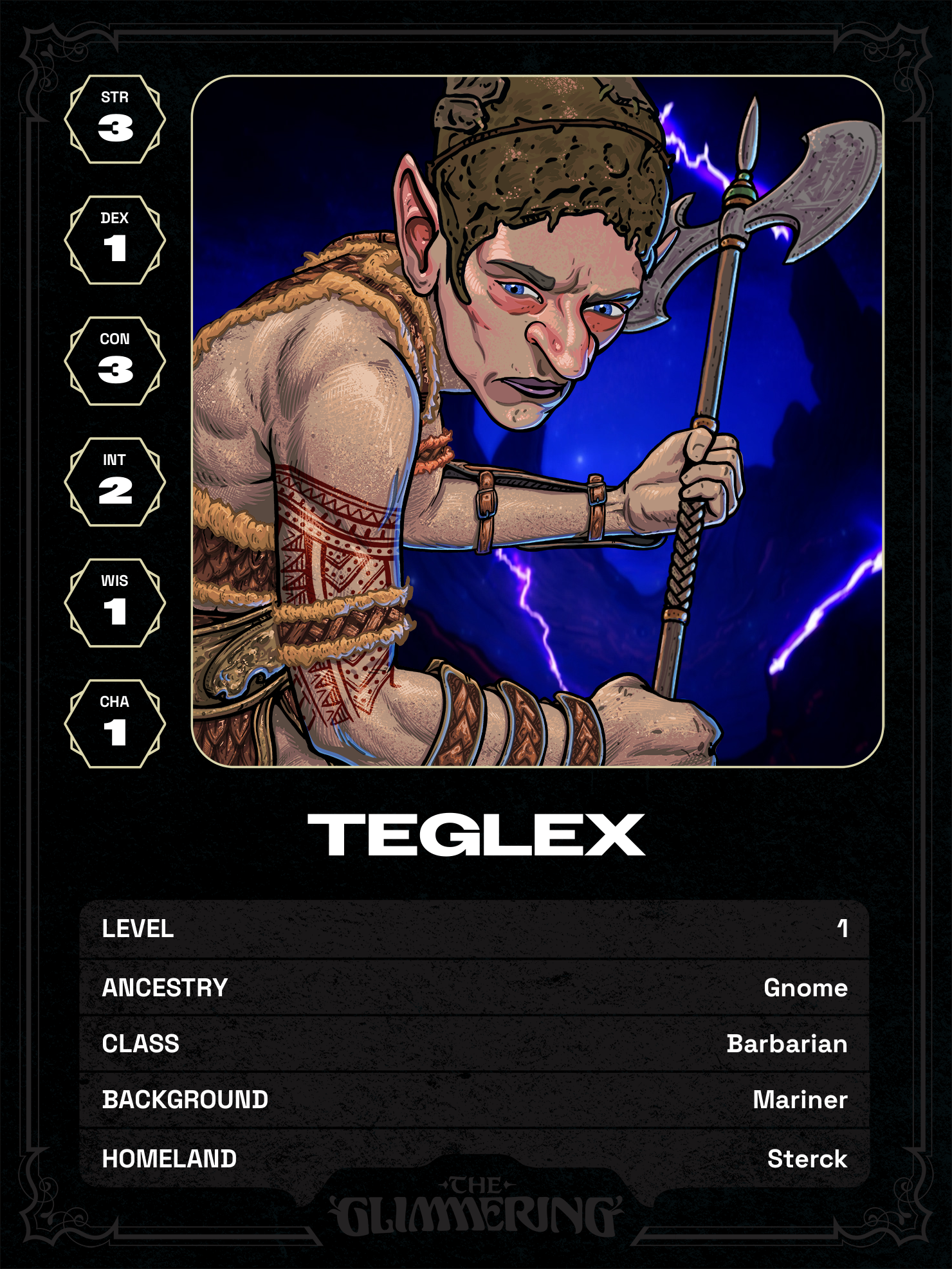 Hero card