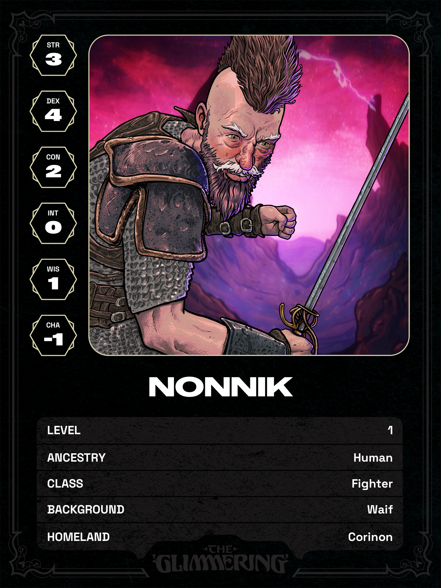 Hero card