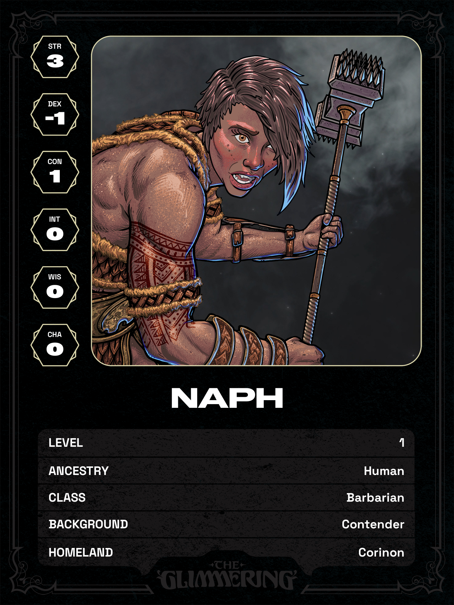 Hero card