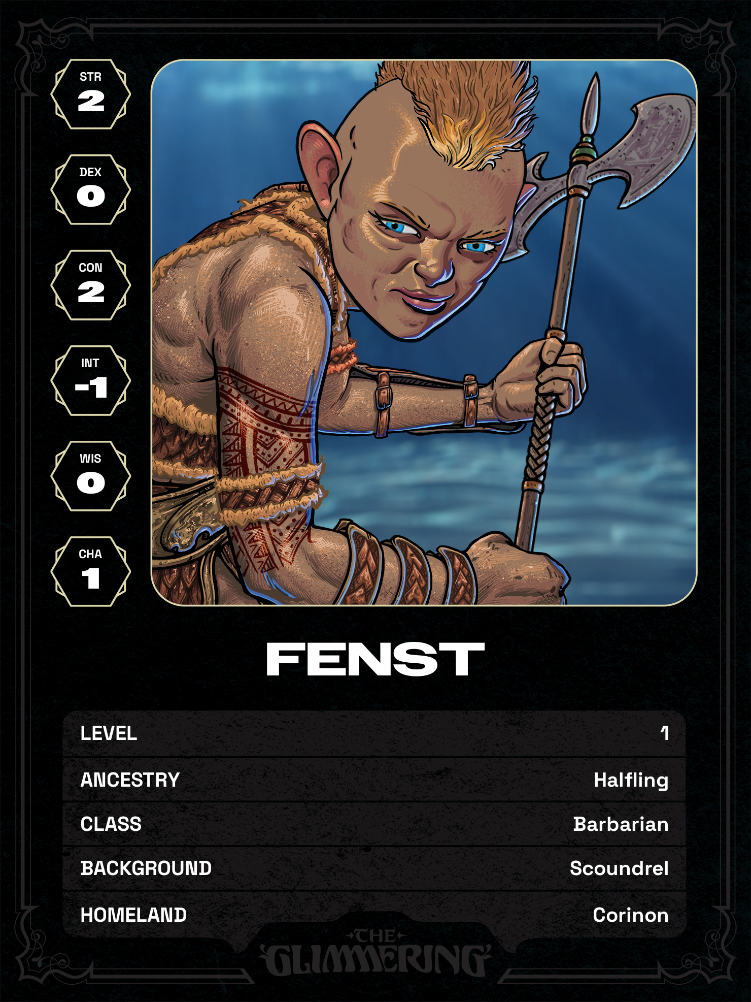 Hero card