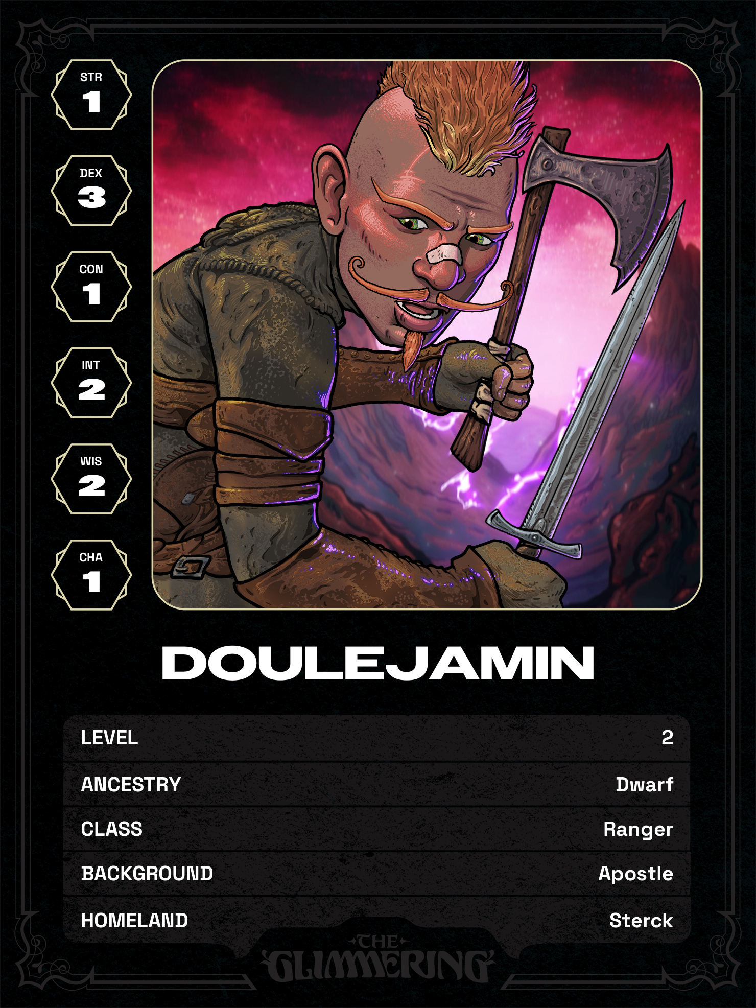 Hero card