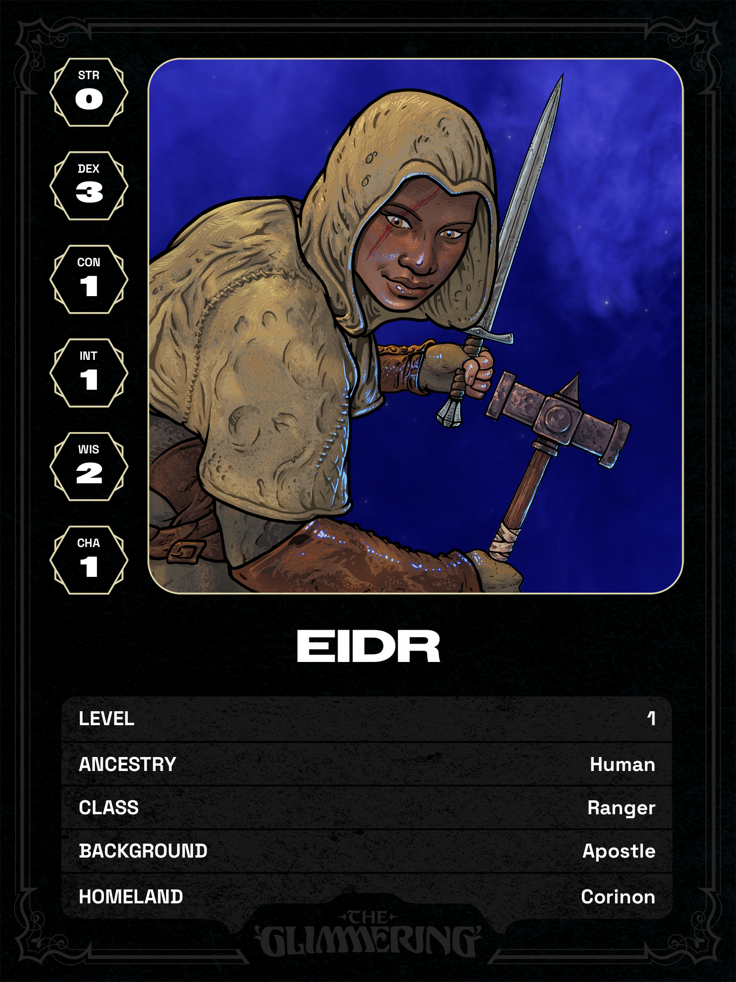 Hero card