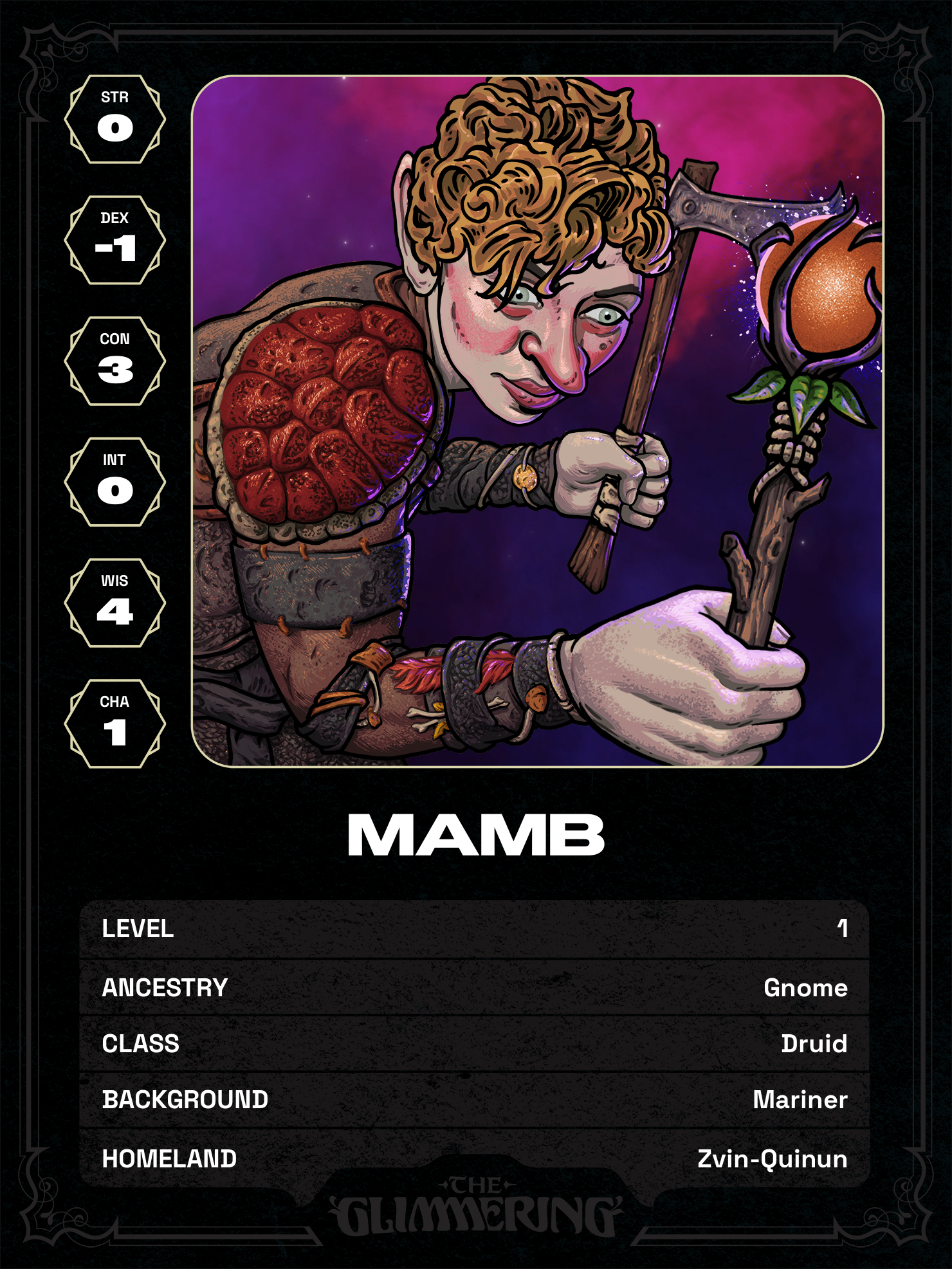 Hero card