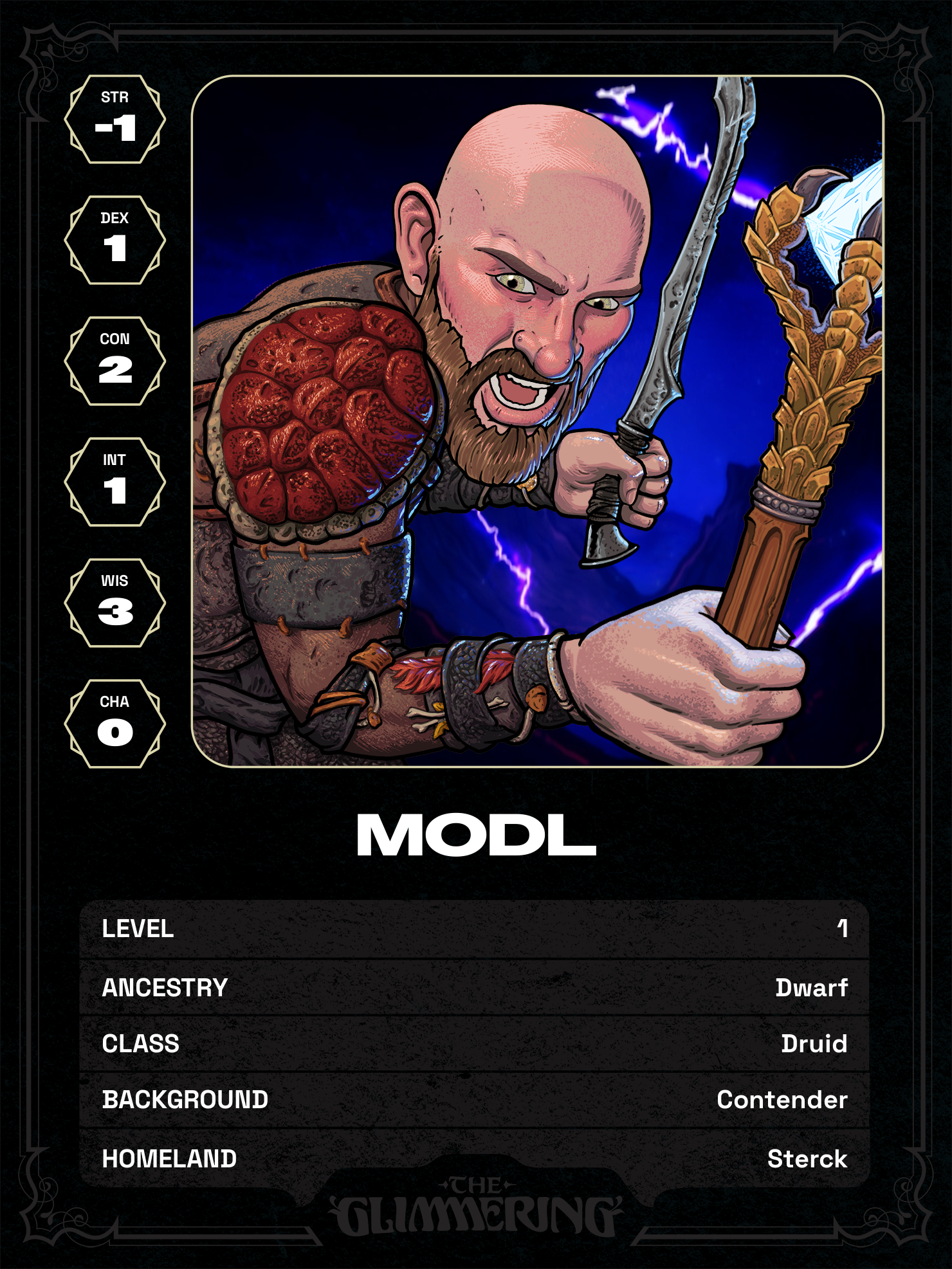 Hero card