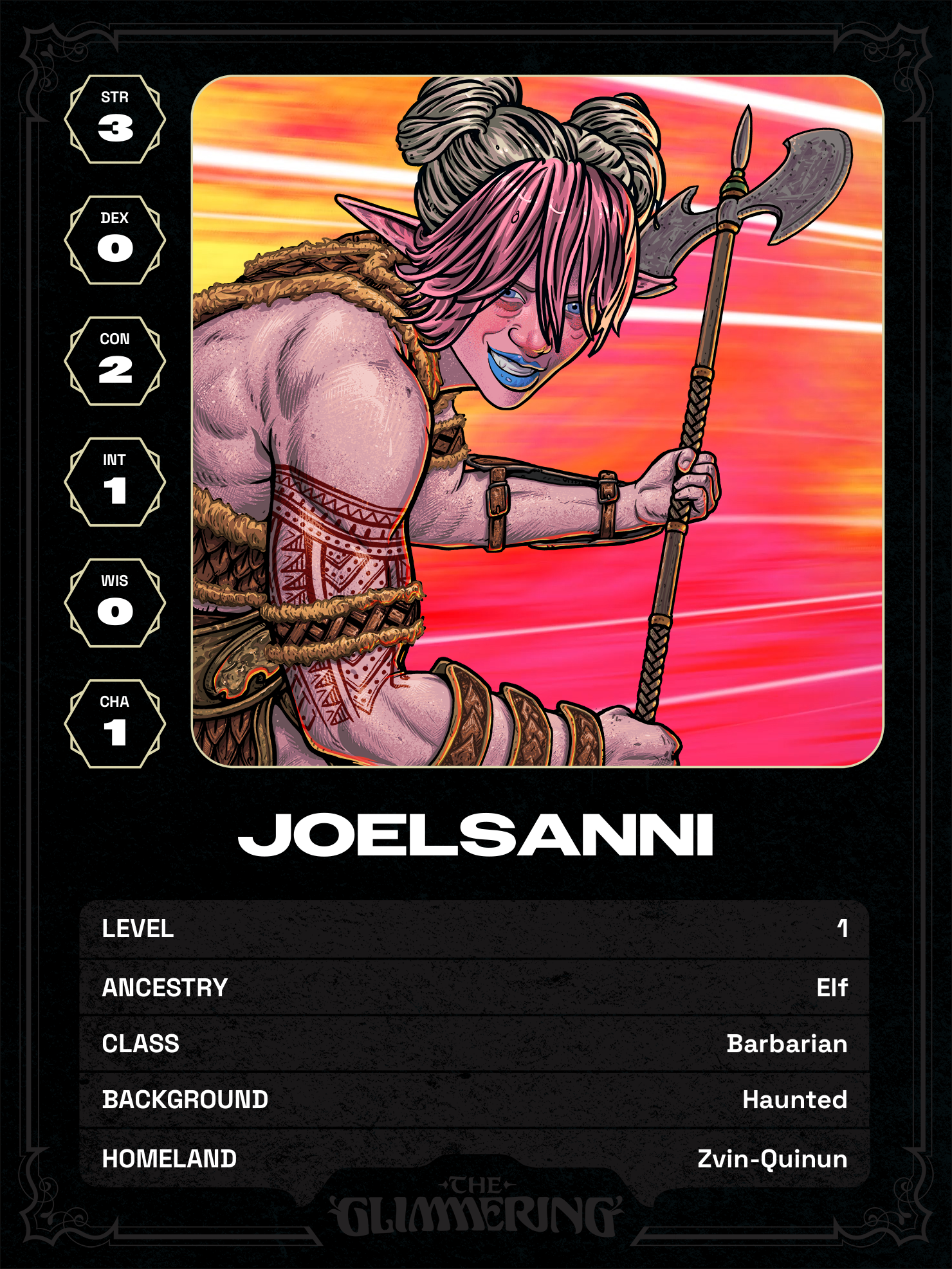 Hero card