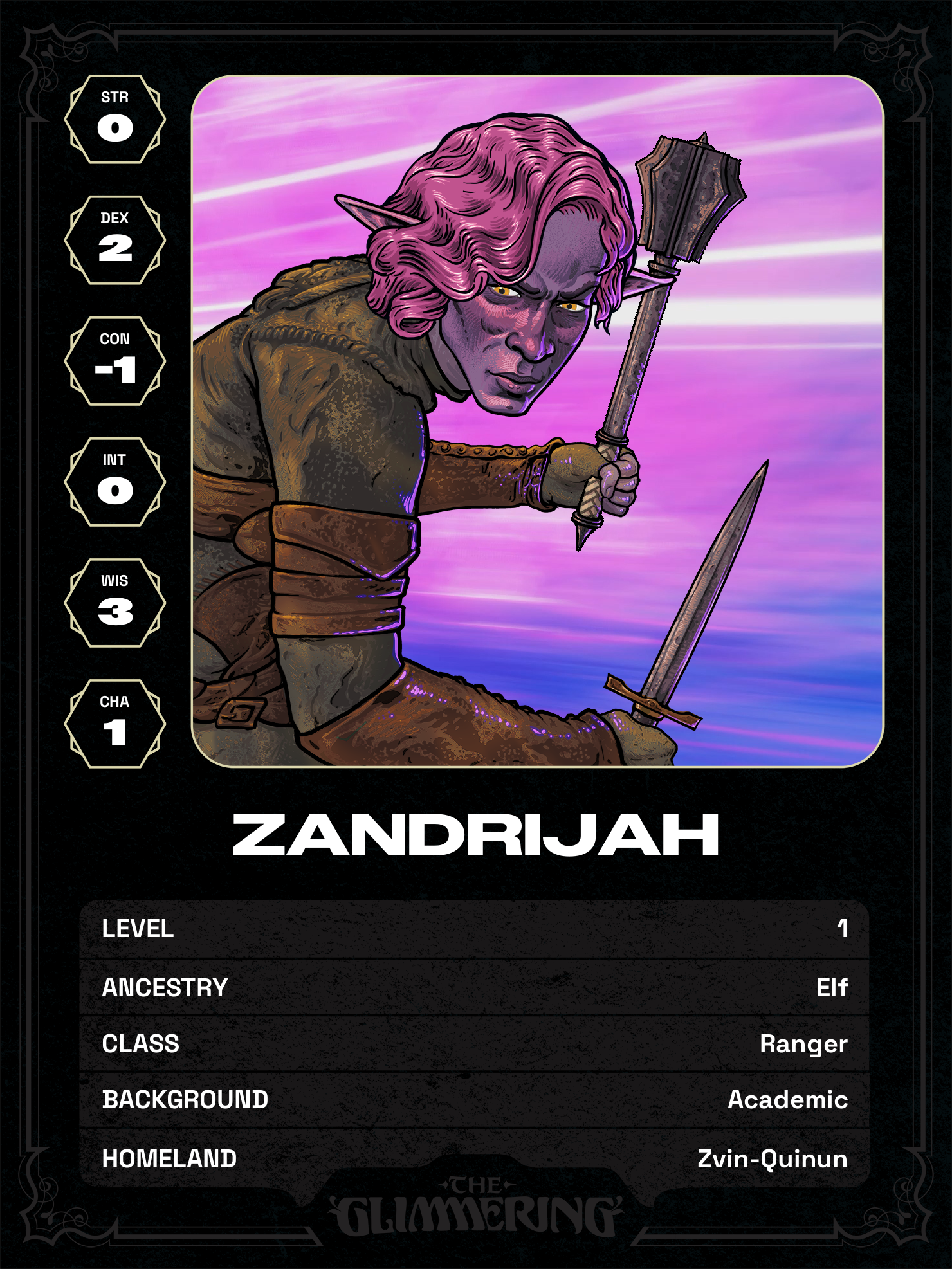 Hero card