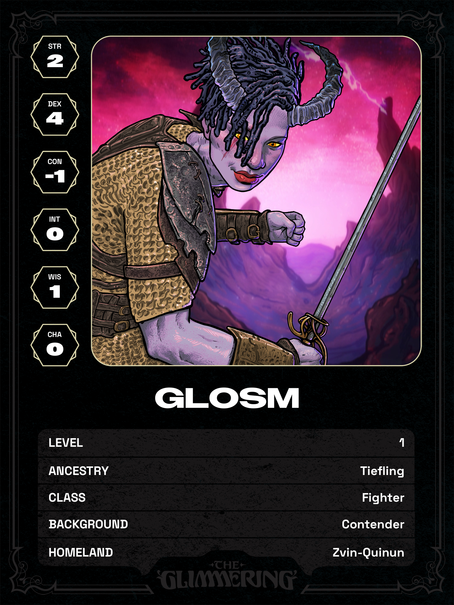 Hero card