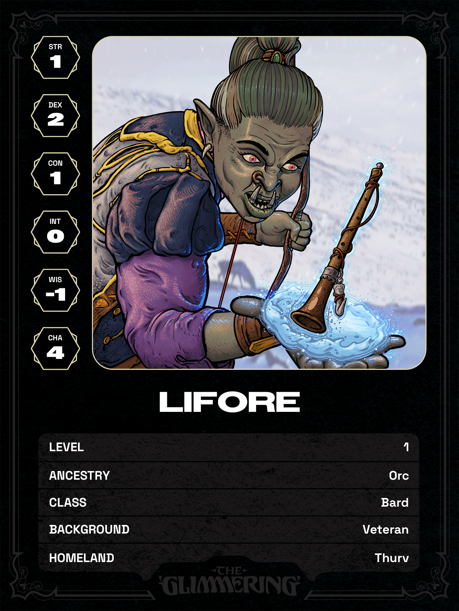Hero card