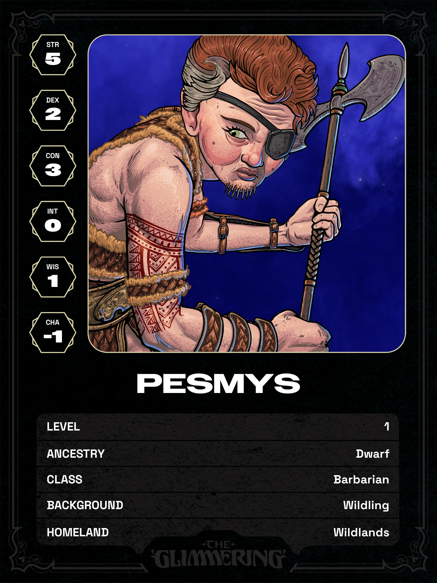 Hero card
