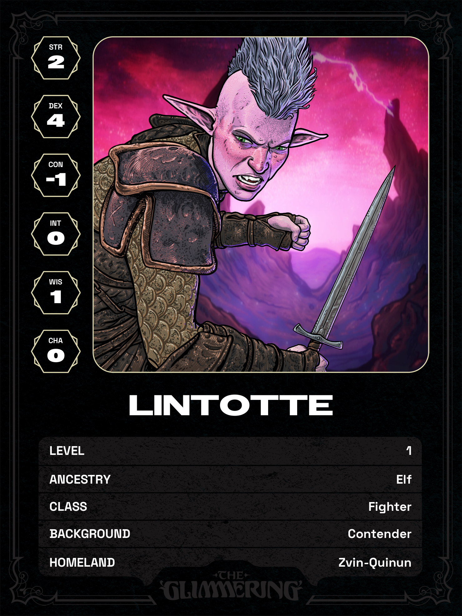Hero card