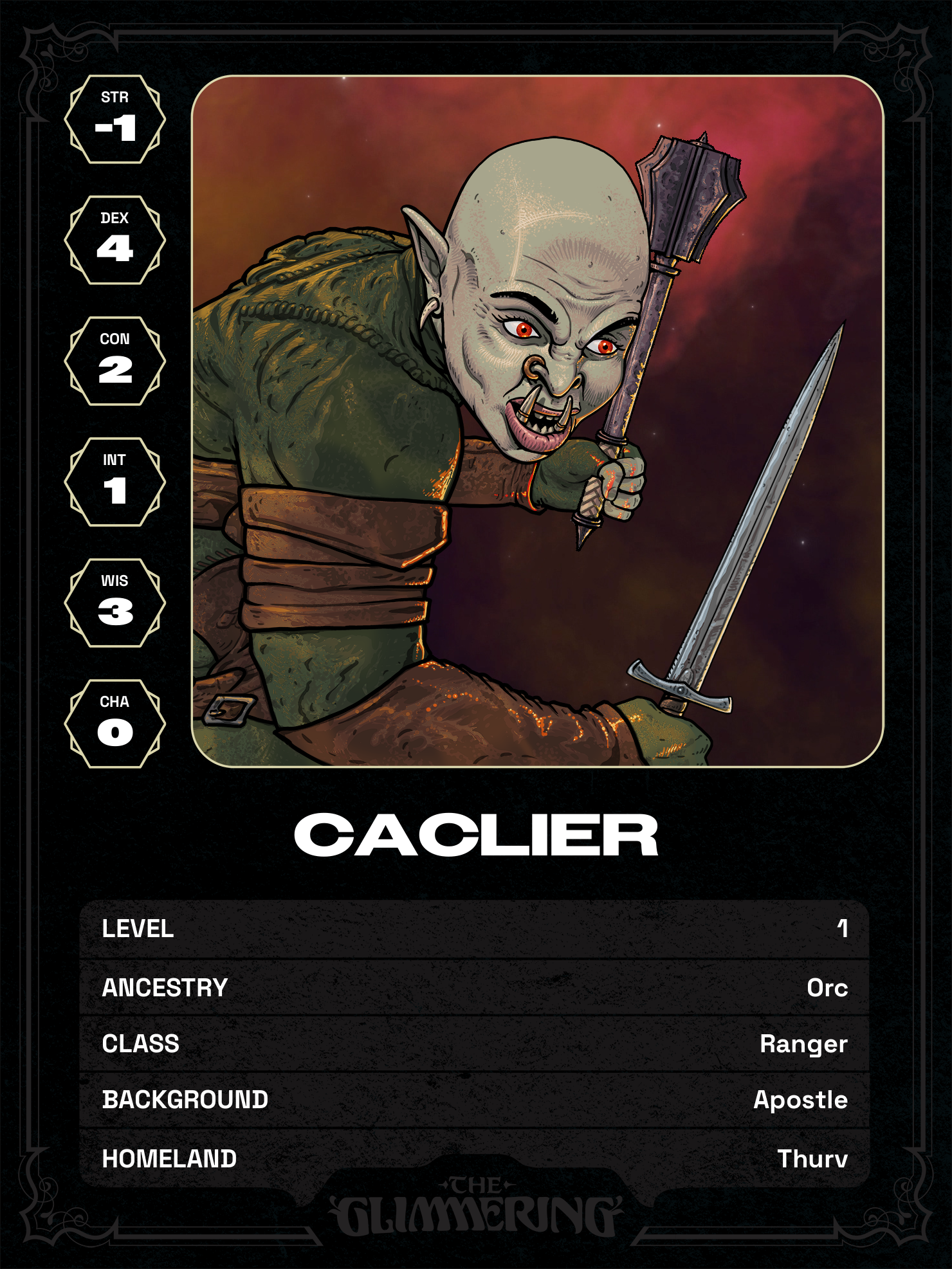 Hero card