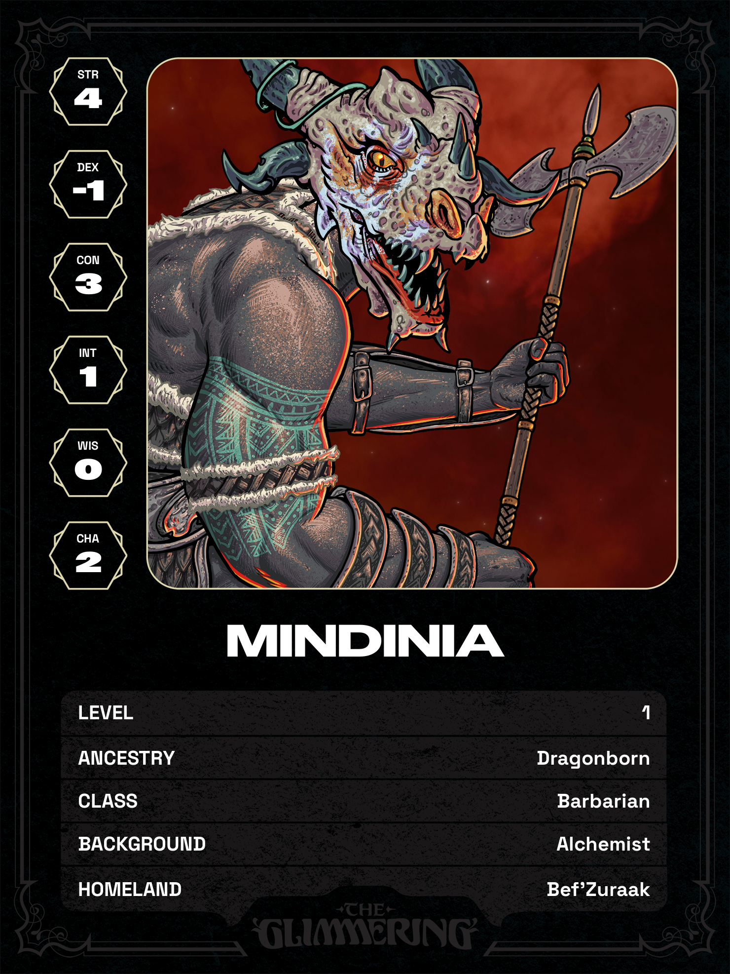 Hero card