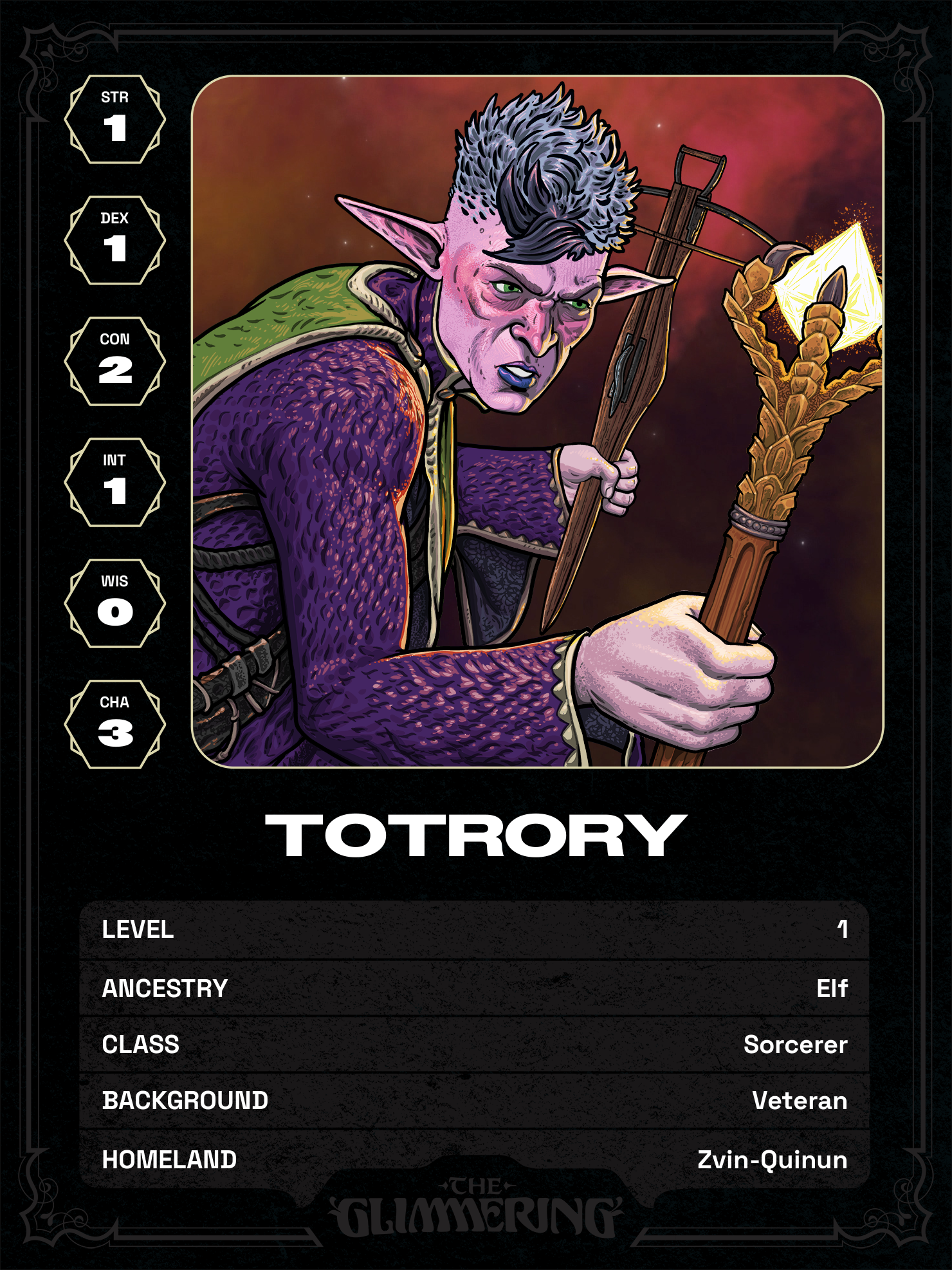 Hero card