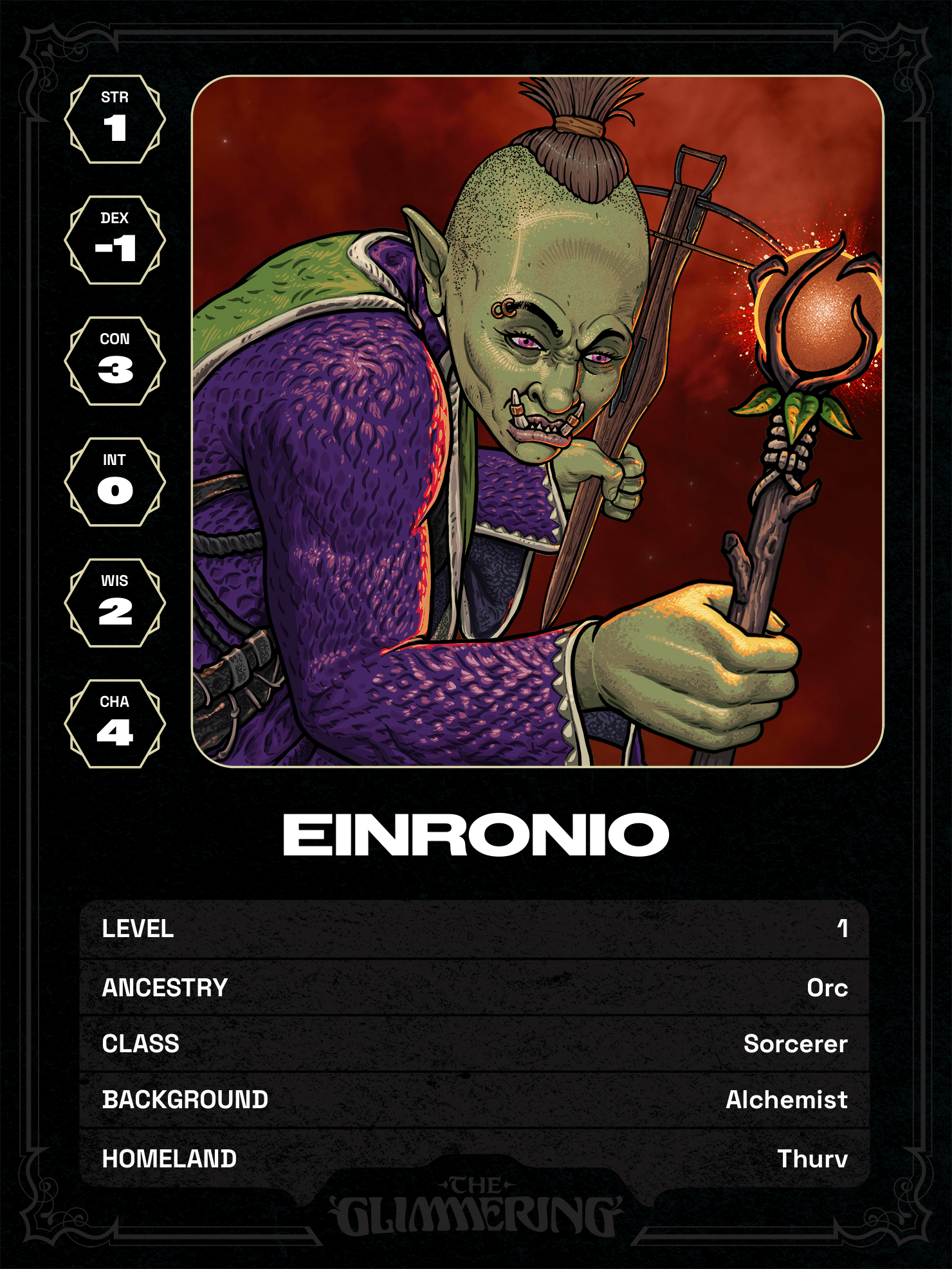 Hero card