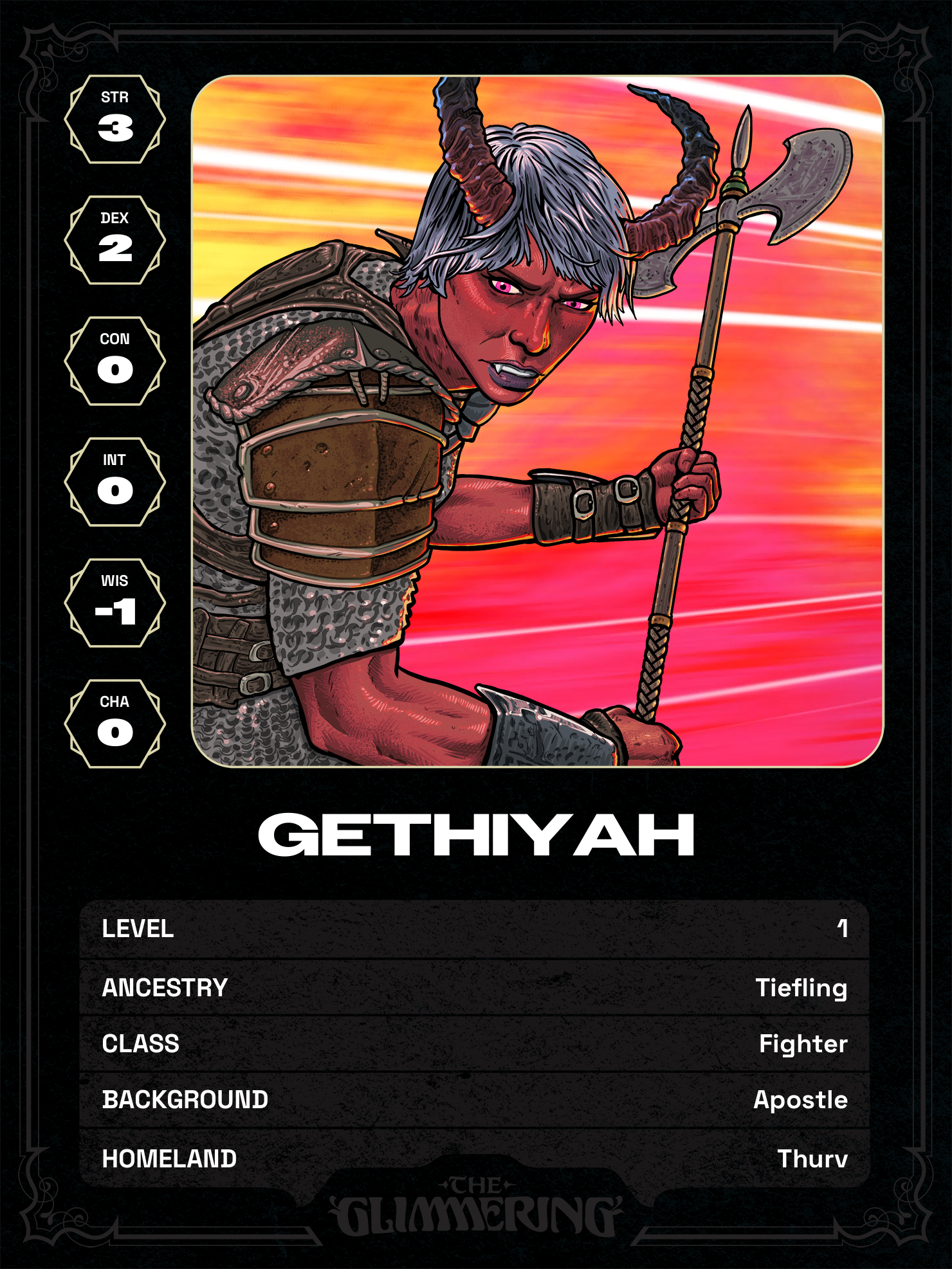 Hero card