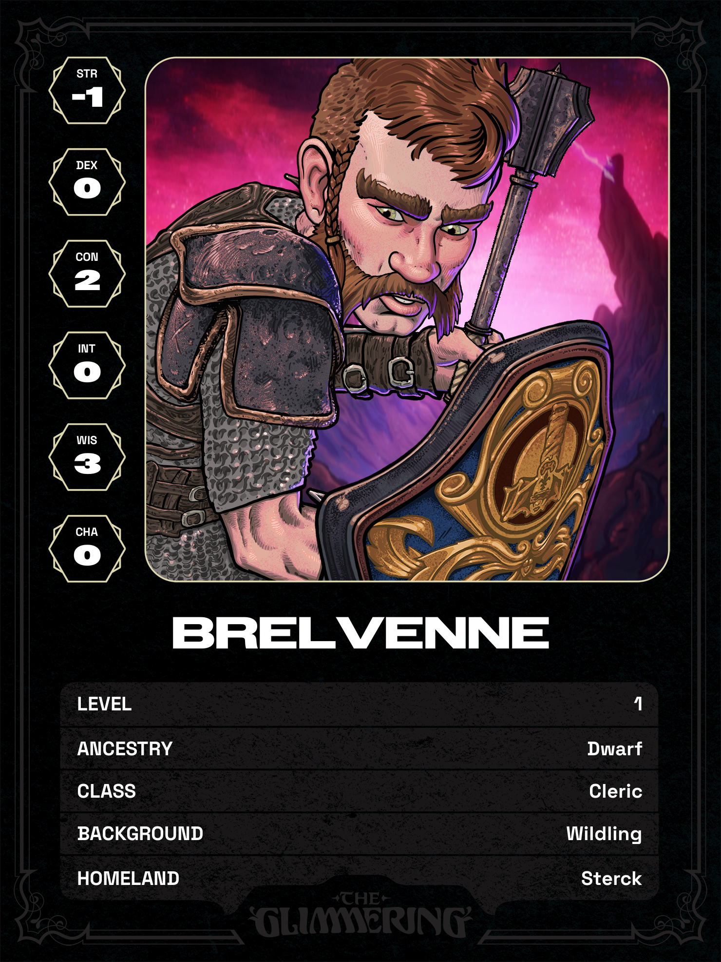 Hero card