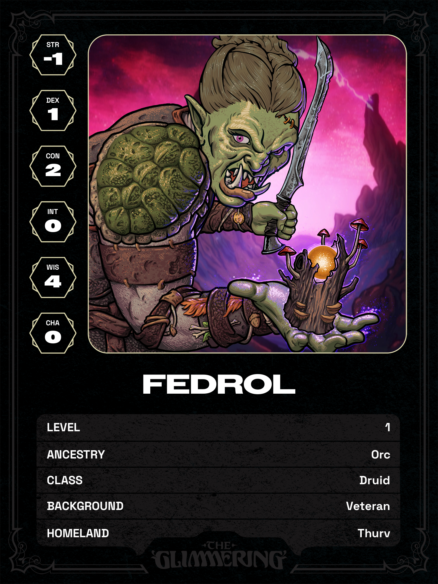 Hero card