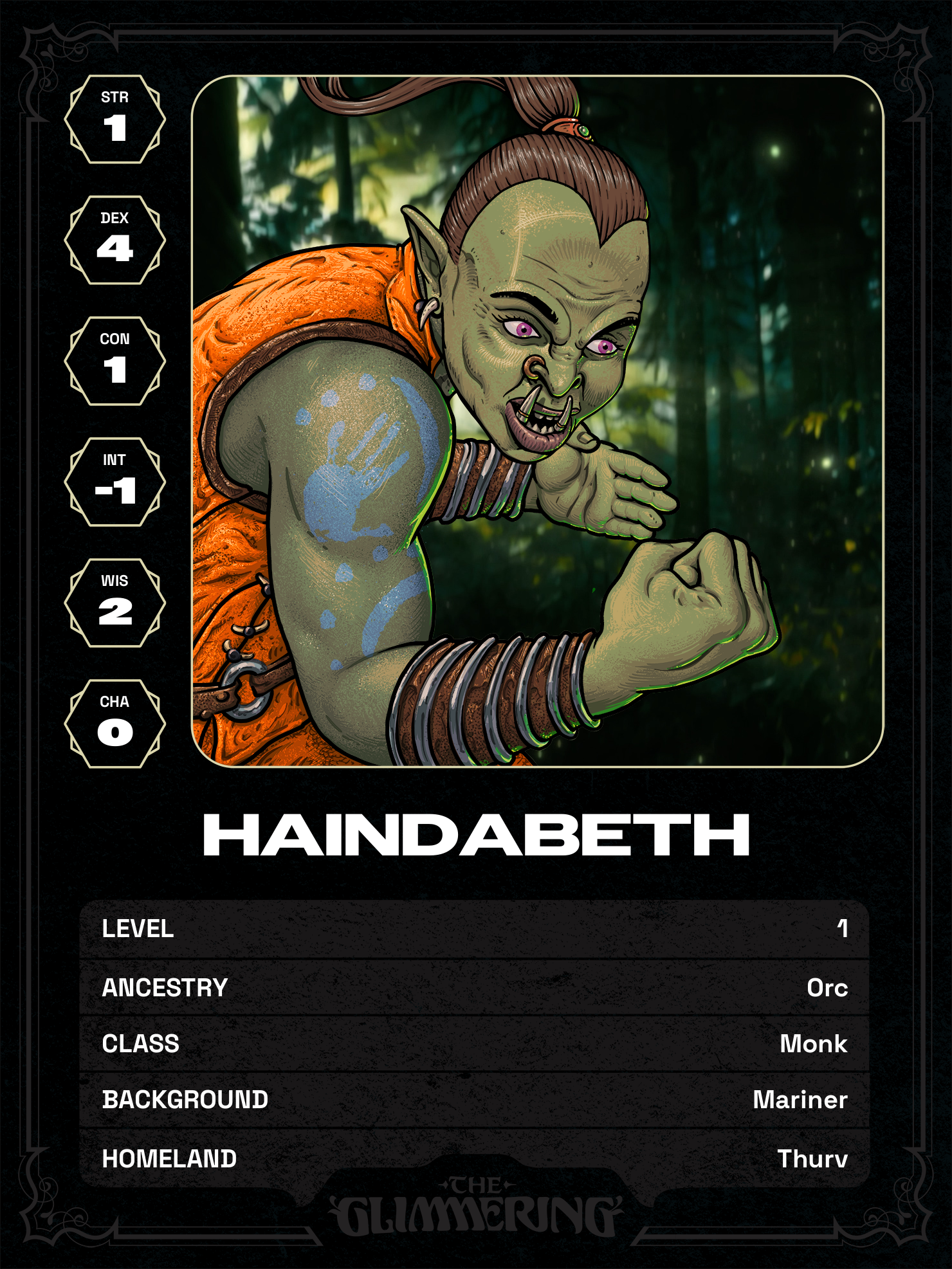 Hero card